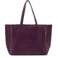 Slouch Roomy Italian Real Suede Leather Large Handle Tote Bag