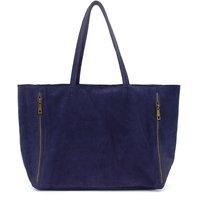 Slouch Roomy Italian Real Suede Leather Large Handle Tote Bag