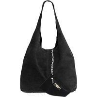 Spacious Slouch Genuine Italian Suede Tote Handbag