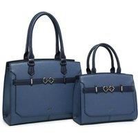 Zip Top Two Handles 2 In 1 Handbag Tote Bag