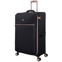 It Luggage Divinity Black Large Suitcase With Tsa Lock