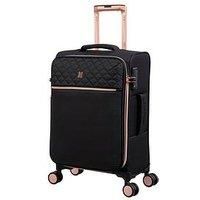 It Luggage Divinity Black Cabin Suitcase With Tsa Lock