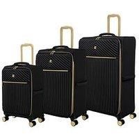 It Luggage Esplanade Black 3Pc Suitcase Set