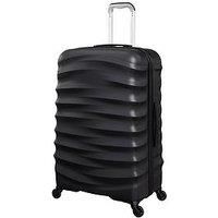 It Luggage Black Hardshell Suitcase - Large