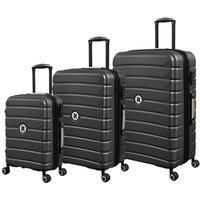 IT Luggage Set of Three Divert Hard Shell Suitcases