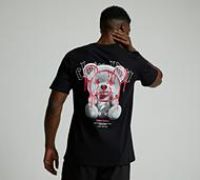 Closure London Lightning Teddy T-Shirt - Black - Size M