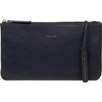 Pure Luxuries London Women's 'Emalia' Leather Clutch Bag in Navy