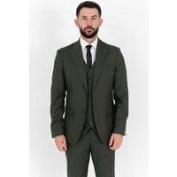 V2 Classic Men's Mark Three Piece Olive Suit | Size: 38R