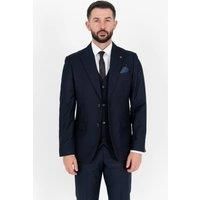 V2 Classic Men's George Three Piece Navy Suit | Size: 44R