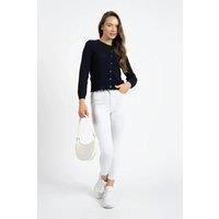 Regular Fit Lightweight Openwork Knit Cardigan