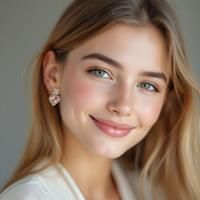 Sterling Silver Crystal Heart Dangle Earrings - Designer- Drop Statement