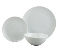 Argos Home Coupe Porcelain 12 Piece Dinner Set - Super White