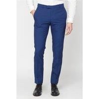 Alexandre of England Classic Fit Tadely Blue Panama Men's Trousers