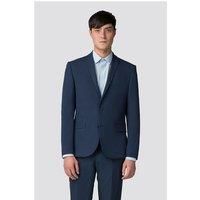 Limehaus Skinny Fit Blue Panama Men's Suit Jacket
