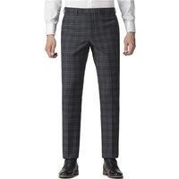 Jeff Banks Stvdio Navy Green Check Slim Fit Ivy League Men's Suit Trousers