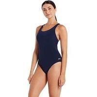 Zoggs Women/'s Warrego Powerback Swimwear, Navy, 42-Inch/Size 18