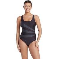 Zoggs Sandon Scoopback Swimsuit - Black