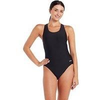 Zoggs Women/'s Coogee Sonicback Ecolast Swimwear, Black, 34