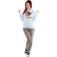 DC Comics Women's DC Bombshells Wonder Woman Badge Hoodie