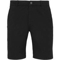 Asquith & Fox Men/'s Chino Shorts, Black (Black 000), W40 (Size:2XL)
