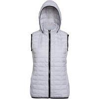 2786 Womens/Ladies Honeycomb Zip Up Hooded Gilet/Bodywarmer RW5262