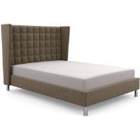 Canora Grey Hart Bridgeholme Upholstered Bed Frame Wool Charcoal/Wool Single (3')
