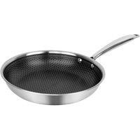 Gr8 Home Stainless Steel Induction Honeycomb Frying Pan Non Stick Fry Cooking Cookware (24cm)