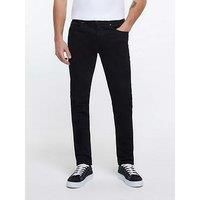 River Island Skinny Black Jean - Black