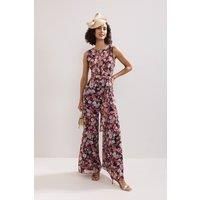 Phase Eight Women's Janine Floral Jumpsuit in Pink | Size: 18