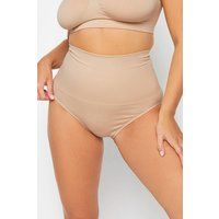Yours Women's Slimming Briefs in Light Beige | Size: 18-20
