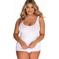 Yours Women's  Curve Nude Seamless Control Vest Top Plus Size Curve Nude Size