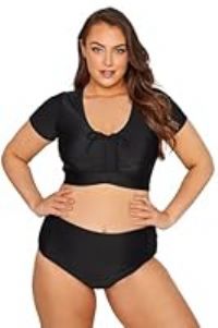 Yours Curve Tummy Control Bikini Brief - Women/'s - Plus Size Curve Black