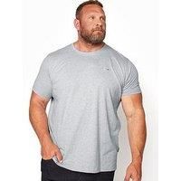 Badrhino Essential Plain T Shirt  Grey