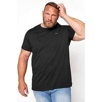 BadRhino Men's Plain Short Sleeve T-Shirt Big & Tall