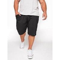BadRhino Men's  Black Essential Cargo Jogger Shorts M to 8XL Black Size