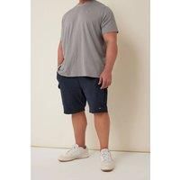 BadRhino Men's  Navy Essential Cargo Jogger Shorts M to 8XL Navy Size