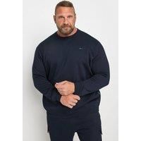 BadRhino Men's  Navy Essential Sweatshirt M to 8XL Navy Size