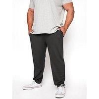 BadRhino Men's  Black Essential Joggers M to 8XL Black Size