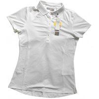 Callaway Ladies Essential Micro Polo Shirt - White - XS
