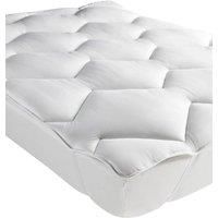 Christy Luxury Double Mattress Topper | 100% Cotton | Soft and Quilted | Superior Hotel Quality | Extra Comfort | Machine Washable Easy Care | Bedding Accessories