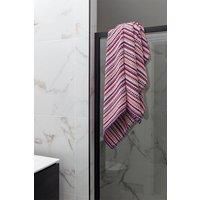 Carnaby Stripe Bath Sheet Berry