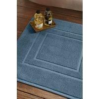 Christy Brixton Bath Mat in Slate 100% Cotton Textured & Ultra Absorbent Quick Dry - Machine Washable - 70cm x 125cm