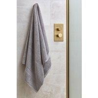 Christy Serene Towel Dove Grey Hand