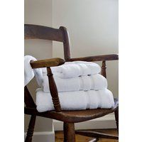 CHRISTY 'Signum' Heavyweight 100% Combed Cotton Towels in White | Size: Bath Sheet