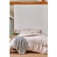 CHRISTY 200TC 100% Organic Cotton Duvet Cover Sets in Pink | Size: Single