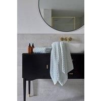 Christy Bath Hand Bath Sheet Towels - Trellis Cotton Bamboo Blend Textured