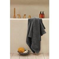 Christy Bath Sheet Designer Cotton Fluffy & Velvety Quick Dry Towel Charcoal New