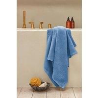 Christy Bath Sheet Designer Cotton Fluffy & Velvety Quick Dry Towels 450GSM Blue