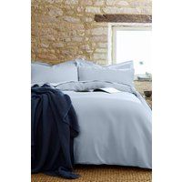 CHRISTY Pure Cotton Percale Duvet Cover Sets in Blue | Size: Super King
