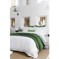 CHRISTY Premium Sateen Satin Soft Duvet Cover Sets in Green | Size: Double
